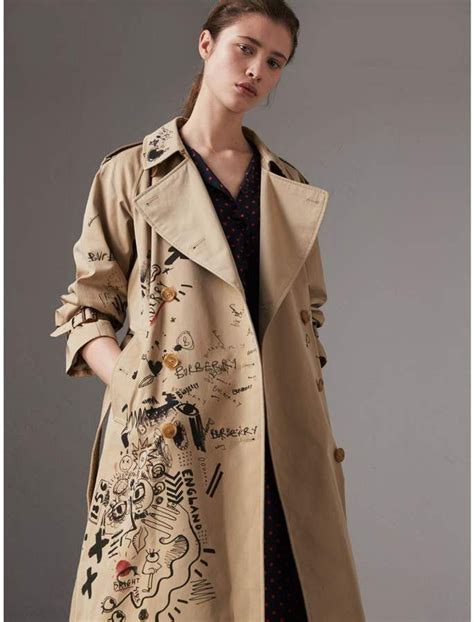 burberry sketch print coat|burberry jacket.